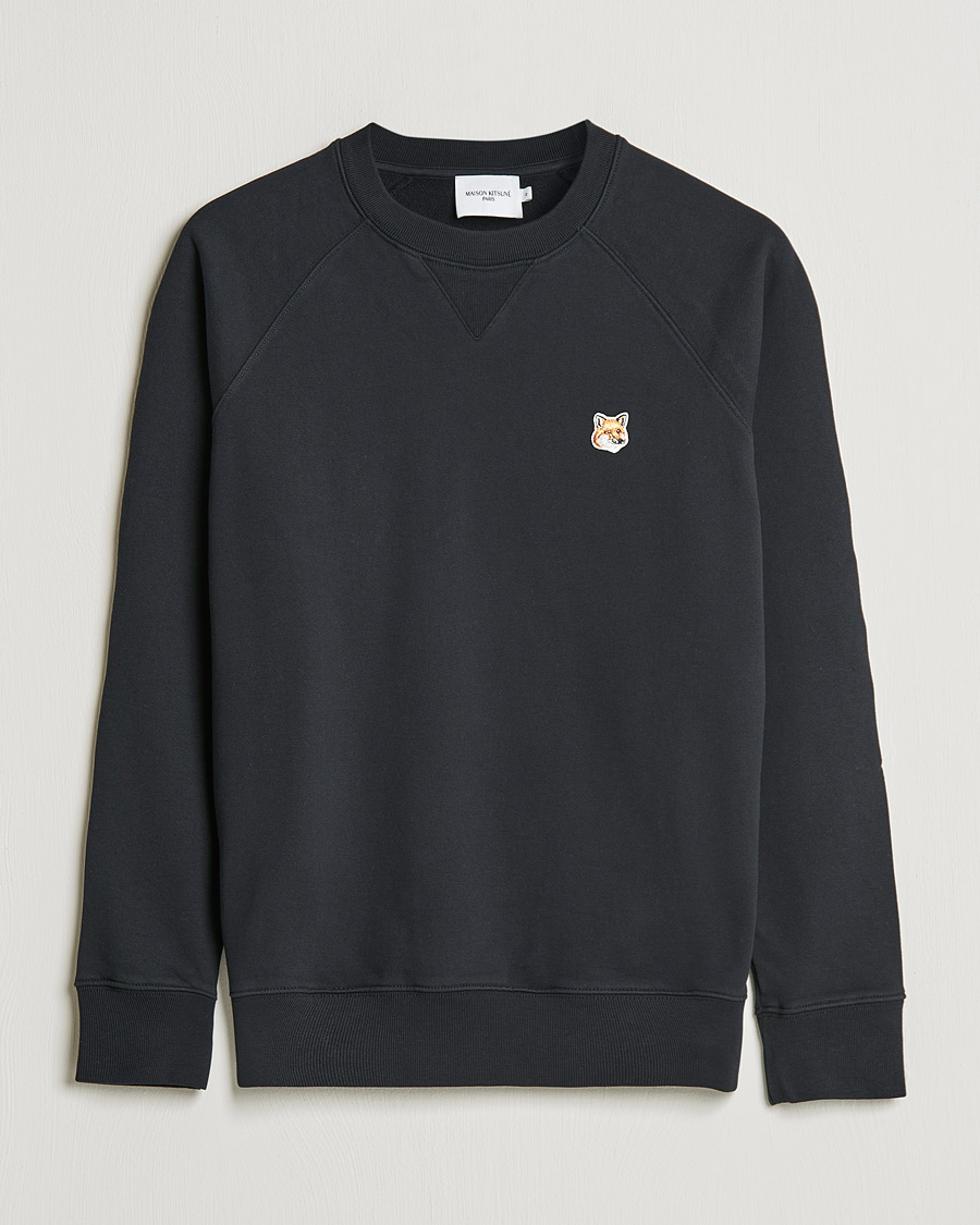Uomini | Maglieria | Maison Kitsuné | Fox Head Sweatshirt Black