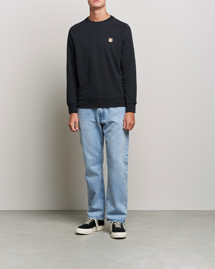 Uomini | Maglieria | Maison Kitsuné | Fox Head Sweatshirt Black