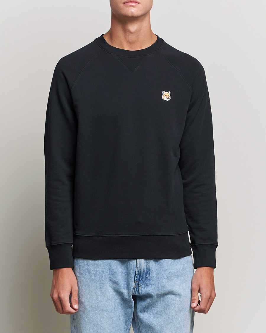 Uomini | Maglieria | Maison Kitsuné | Fox Head Sweatshirt Black