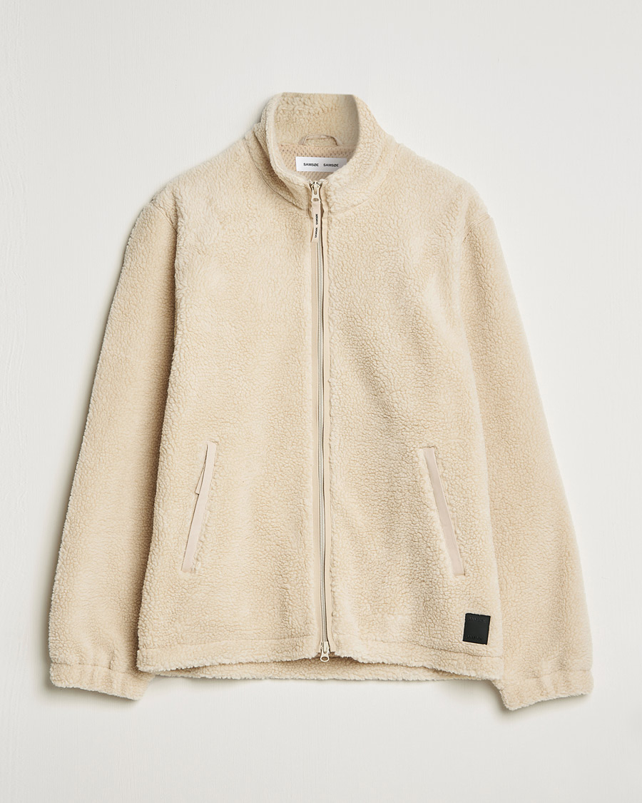 Uomini | Maglieria | Samsøe Samsøe | Samsøe & Samsøe Rune Fleece Brown Rice