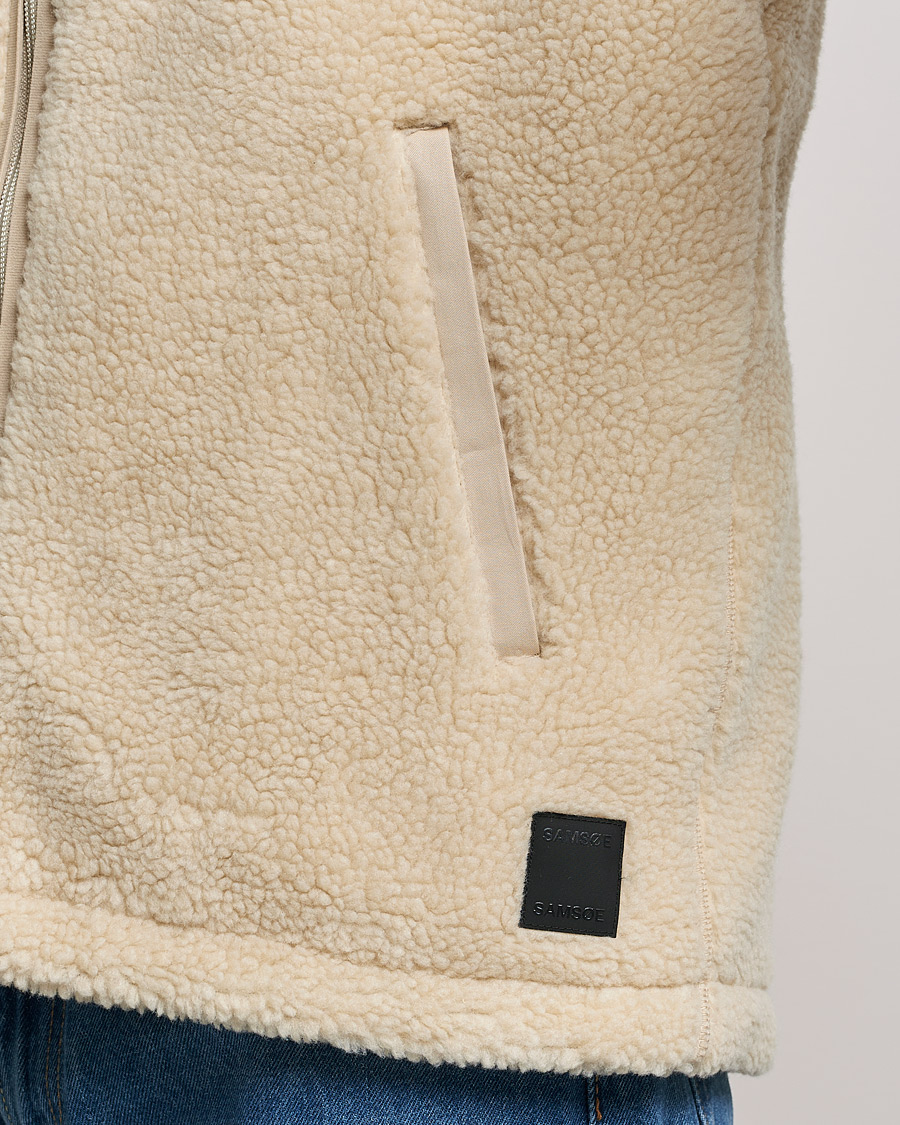 Uomini | Maglieria | Samsøe Samsøe | Samsøe & Samsøe Rune Fleece Brown Rice