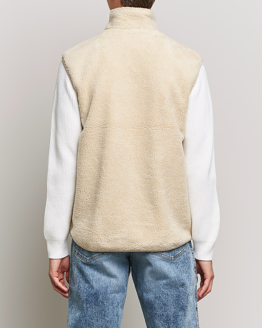 Uomini | Maglieria | Samsøe Samsøe | Samsøe & Samsøe Rune Fleece Vest Brown Rice