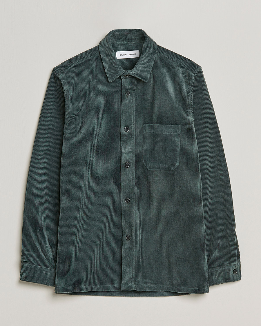 Uomini | Camicie | Samsøe Samsøe | Samsøe & Samsøe Waltones Corduroy Overshirt Urban Chic