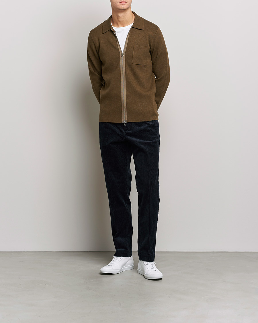 Uomini | Pantaloni | Samsøe Samsøe | Fleix Corduroy Trousers Salute Navy