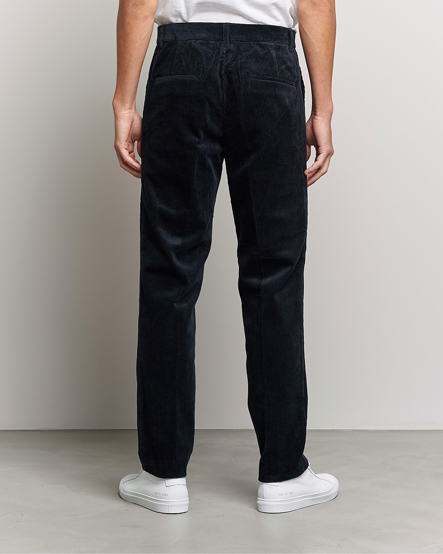 Uomini | Pantaloni | Samsøe Samsøe | Fleix Corduroy Trousers Salute Navy