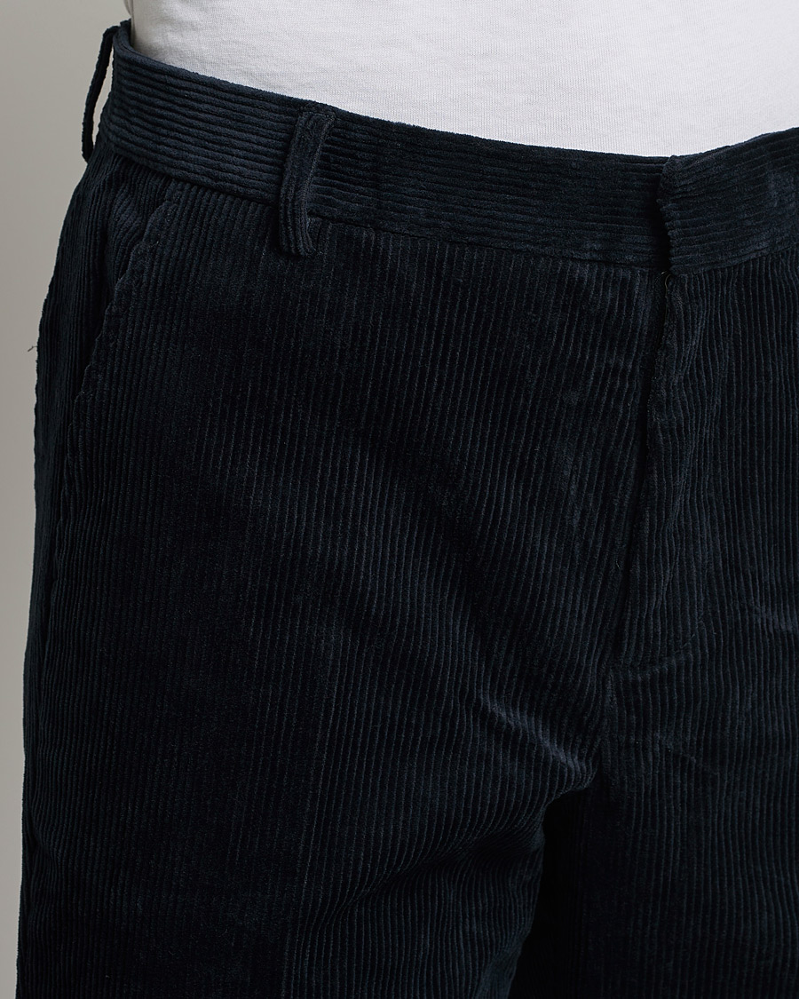 Uomini | Pantaloni | Samsøe Samsøe | Fleix Corduroy Trousers Salute Navy
