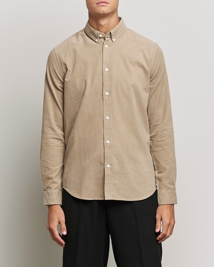 Uomini | Camicie | Samsøe Samsøe | Samsøe & Samsøe Liam Organic Cotton Shirt Winter Twig