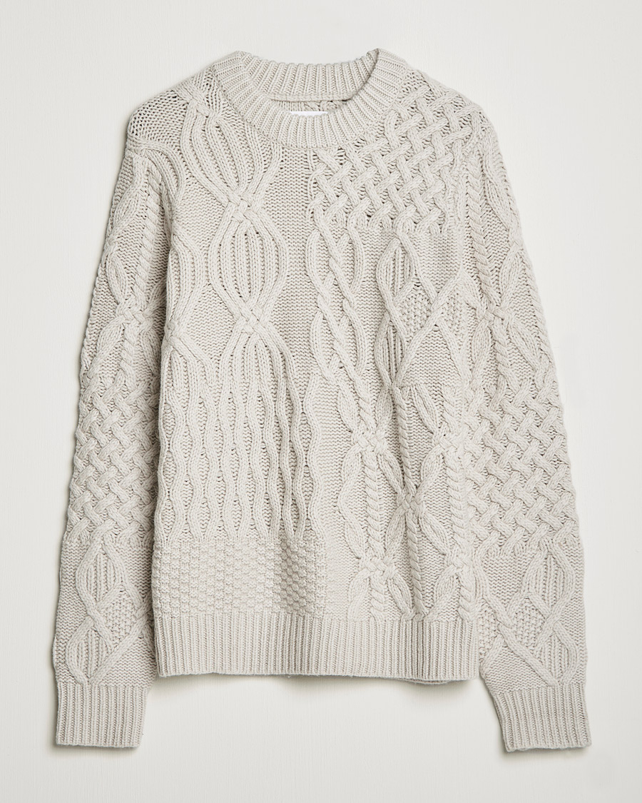 Uomini | Maglieria | Samsøe Samsøe | Samsøe & Samsøe Harolds Crew Neck Oatmeal