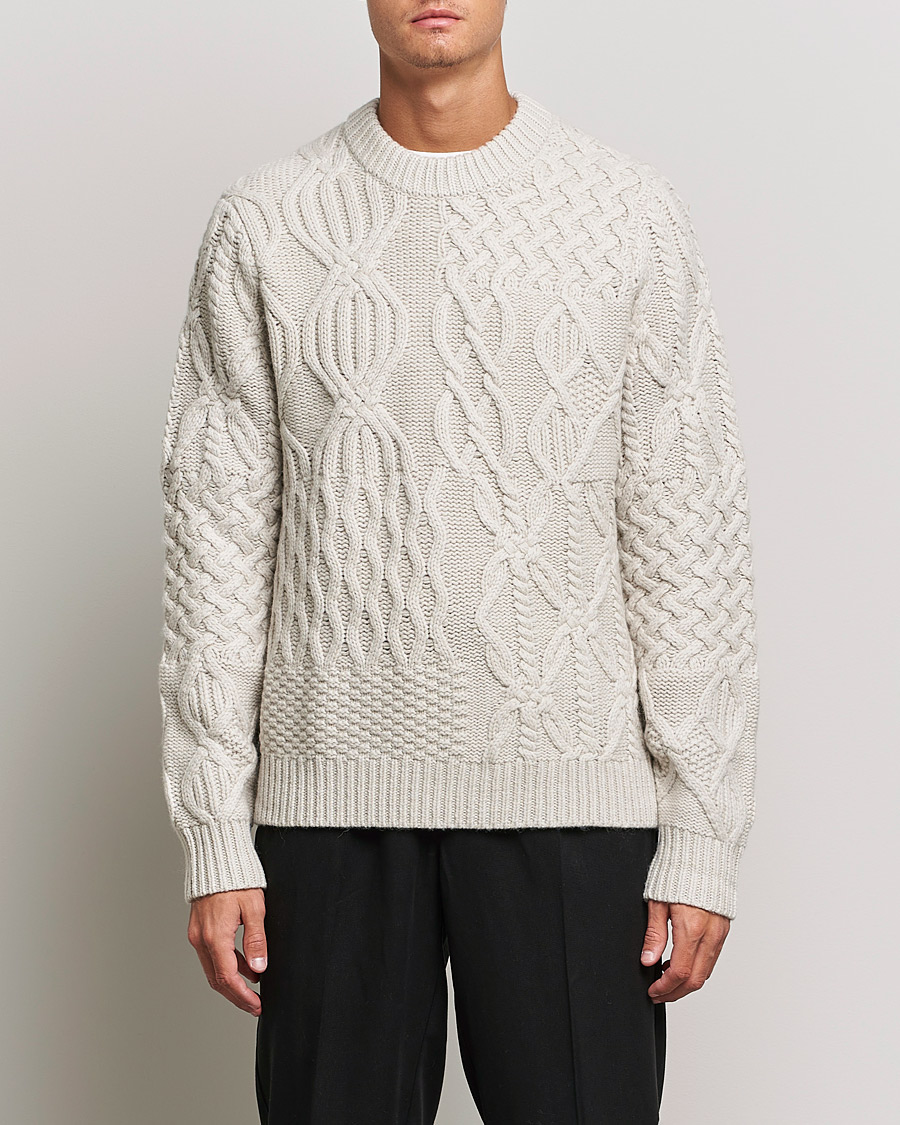 Uomini | Maglieria | Samsøe Samsøe | Samsøe & Samsøe Harolds Crew Neck Oatmeal