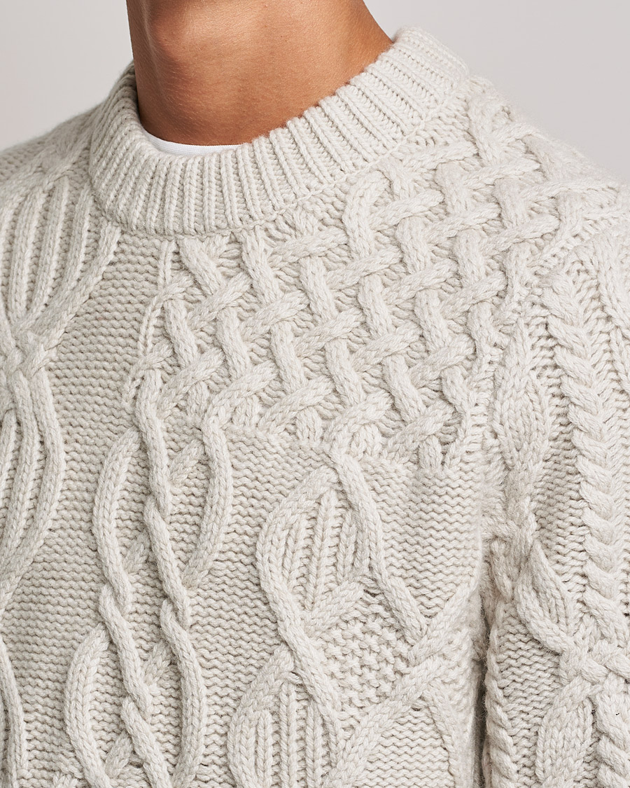 Uomini | Maglieria | Samsøe Samsøe | Samsøe & Samsøe Harolds Crew Neck Oatmeal