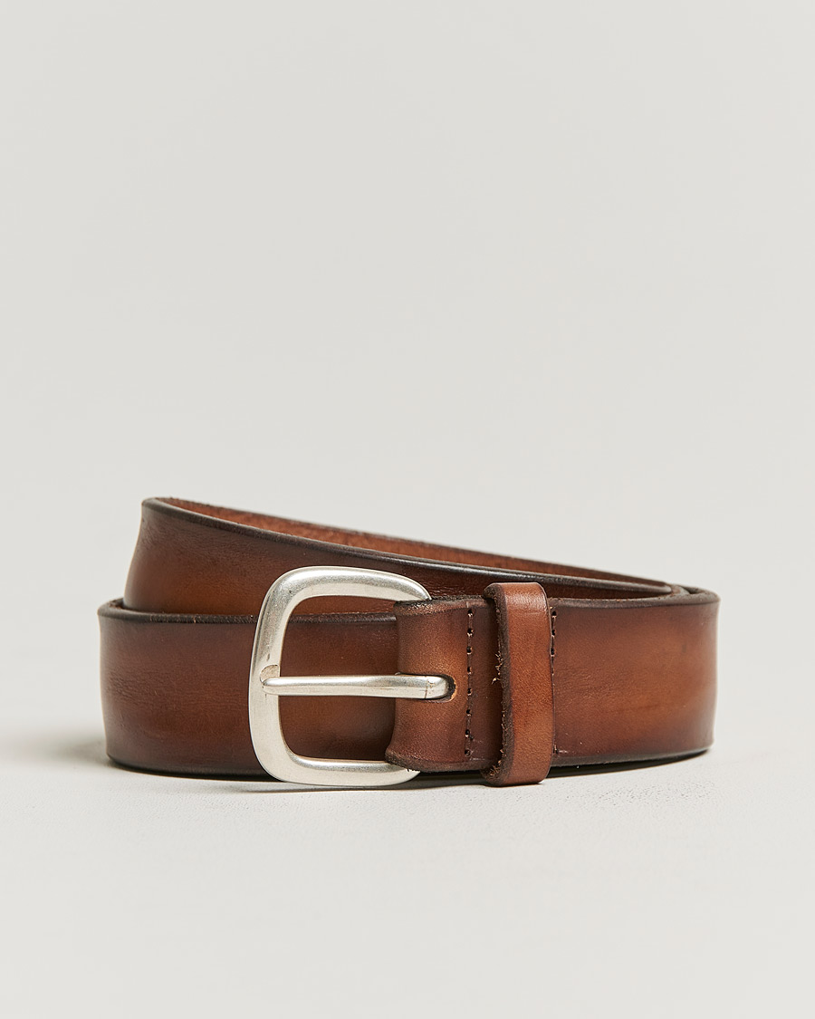 Uomini | Orciani Vachetta Belt 3,5 cm Cognac | Orciani | Vachetta Belt 3,5 cm Cognac