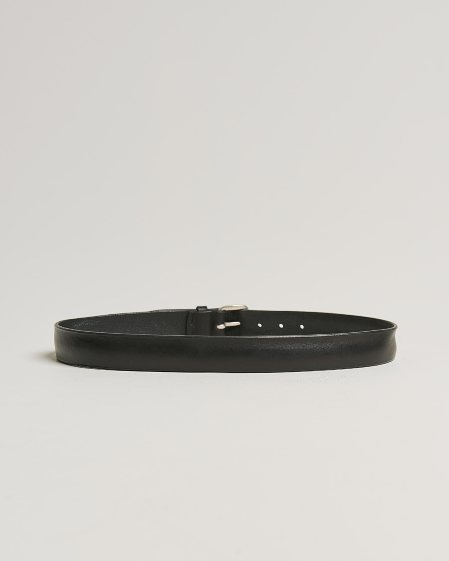 Uomini | Orciani Vachetta Belt 3,5 cm Black | Orciani | Vachetta Belt 3,5 cm Black
