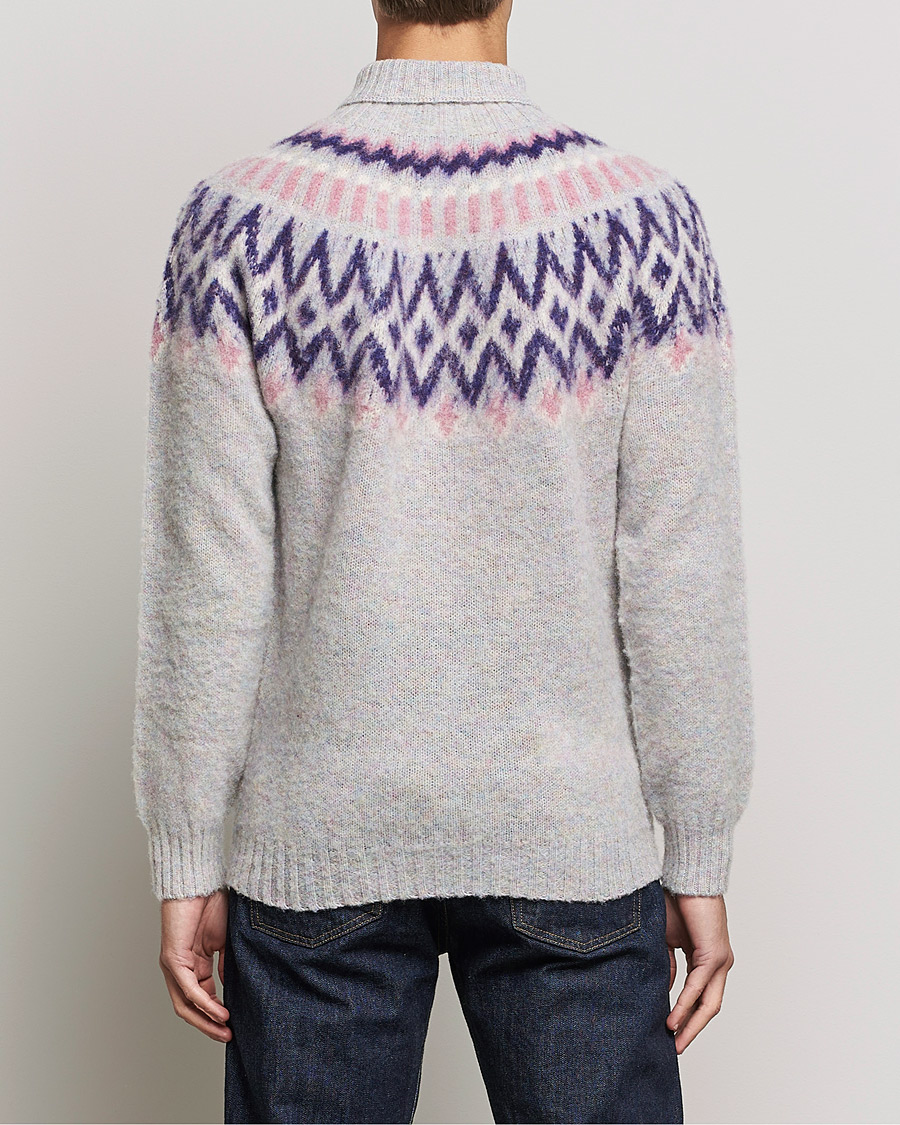 Uomini | Maglieria | Howlin' | Brushed Wool Fair Isle Roll Neck Galaxy