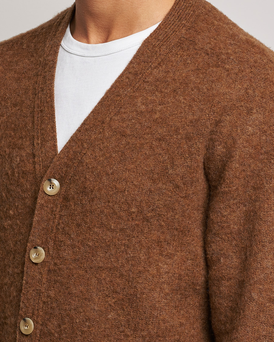 Uomini | Maglieria | Howlin' | Brushed Wool Cardigan Nuts