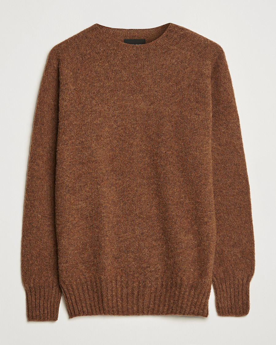 Uomini | Maglieria | Howlin' | Brushed Wool Sweater Nuts