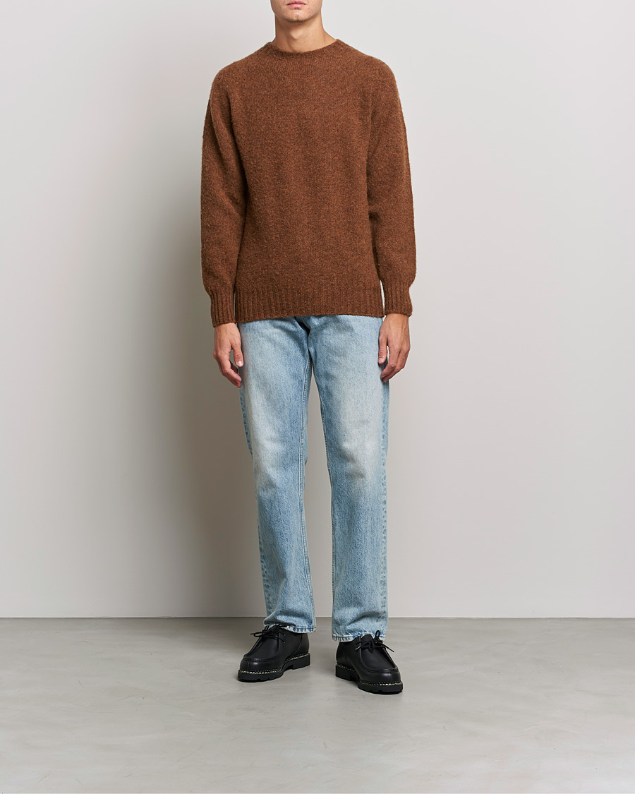Uomini | Maglieria | Howlin' | Brushed Wool Sweater Nuts