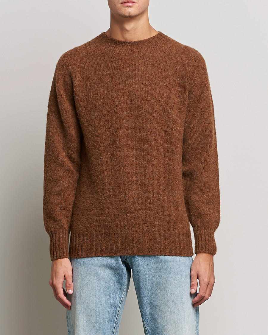 Uomini | Maglieria | Howlin' | Brushed Wool Sweater Nuts