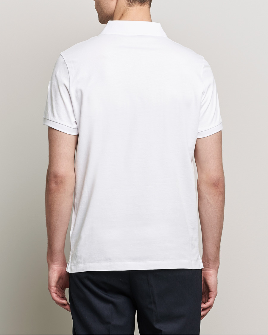 Uomini | Polo | Moncler | Tricolore Rib Polo White