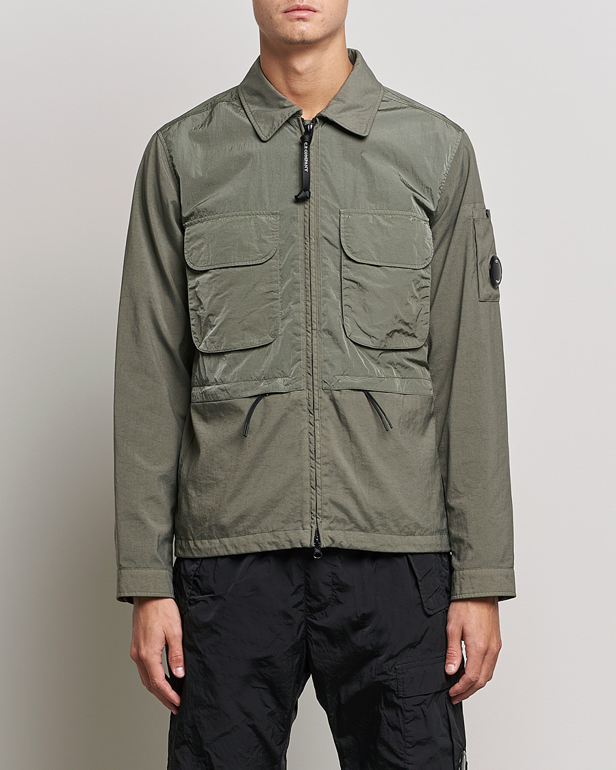 Uomini | Giacche | C.P. Company | Taylon P Mixed Shirt Jacket Green