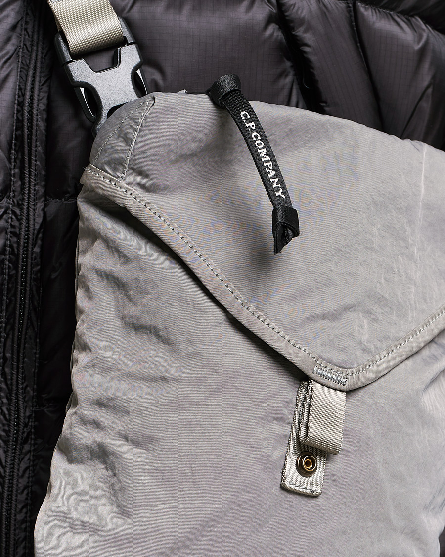 Uomini | C.P. Company Nylon B Shoulder Bag Grey | C.P. Company | Nylon B Shoulder Bag Grey