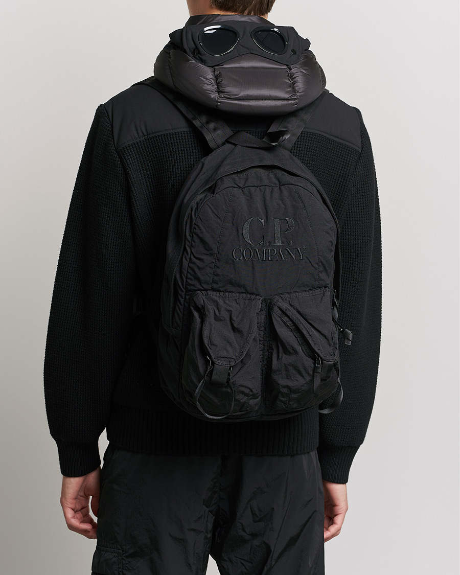 Uomini | C.P. Company Taylon P Mixed Backpack Black | C.P. Company | Taylon P Mixed Backpack Black