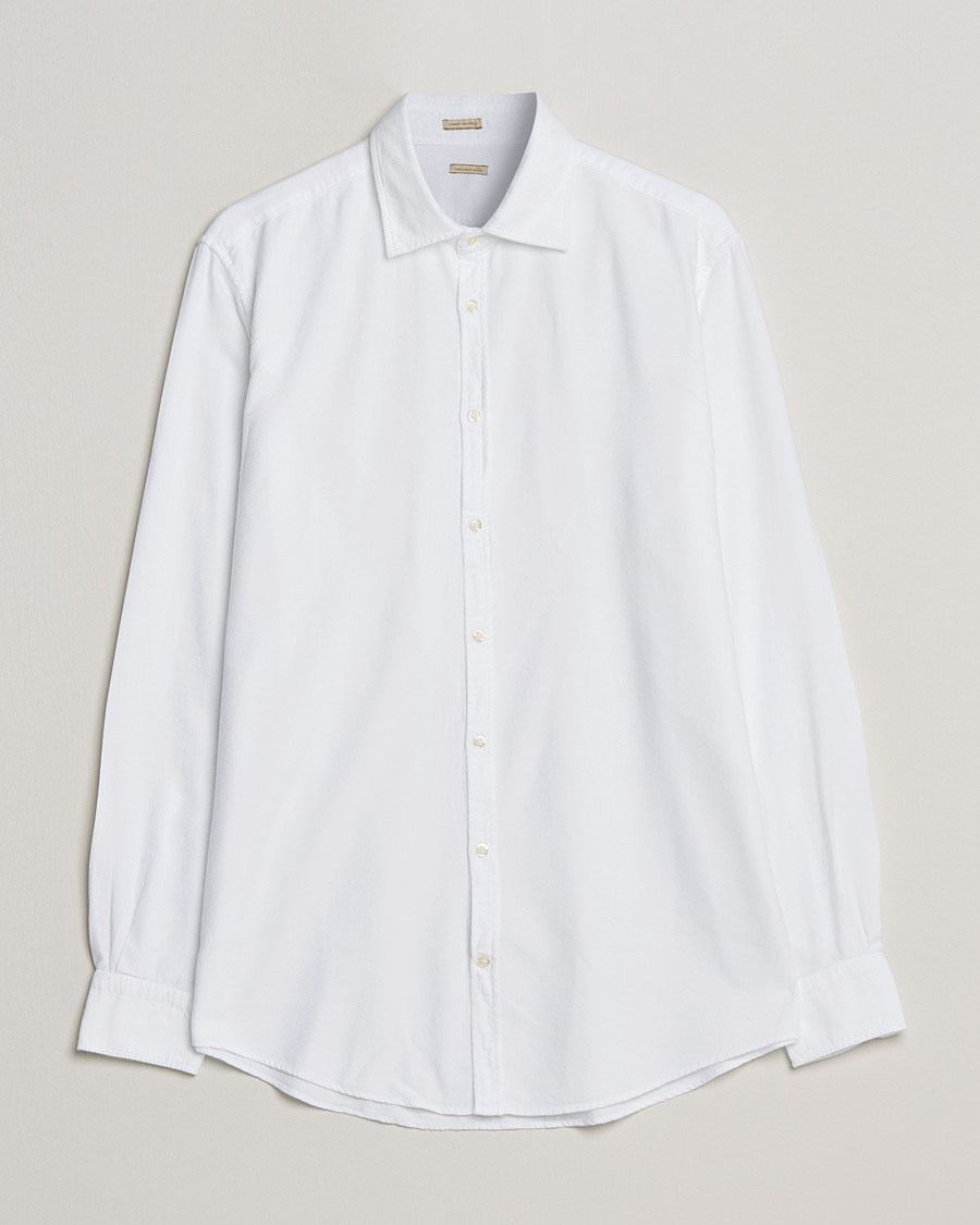 Uomini | Camicie | Massimo Alba | Genova Soft Flannel Shirt White