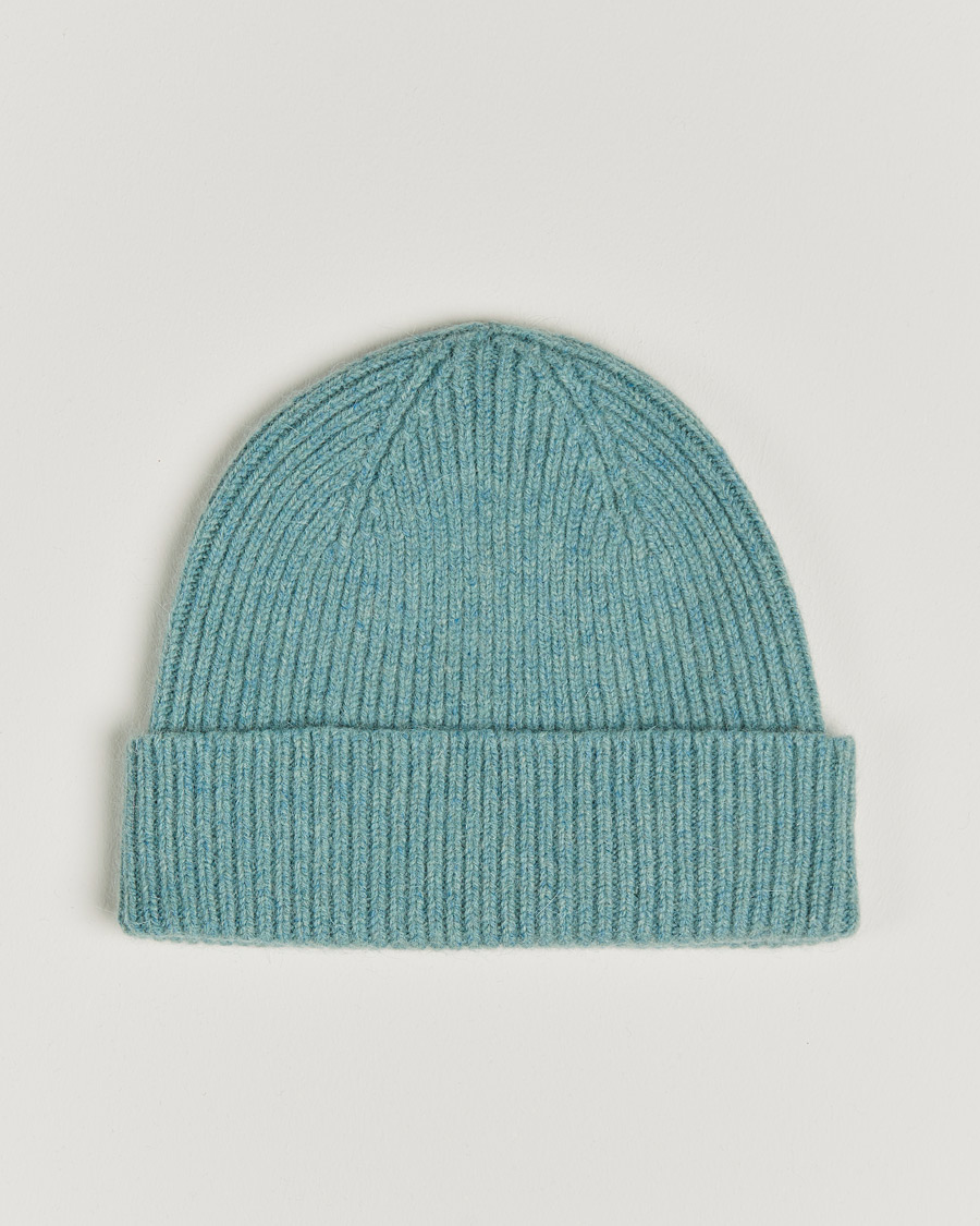 Uomini | Le Bonnet Lambswool/Caregora Beanie Basil | Le Bonnet | Lambswool/Caregora Beanie Basil