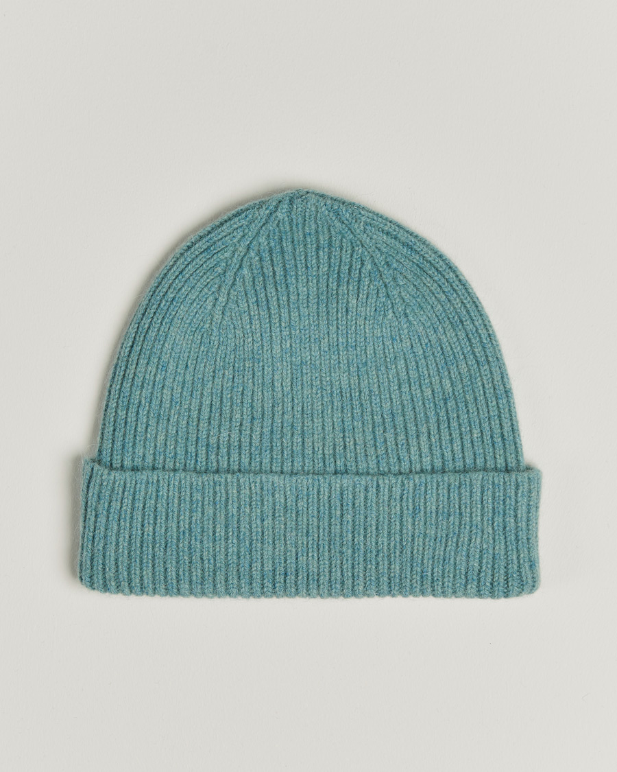 Uomini | Le Bonnet Lambswool/Caregora Beanie Basil | Le Bonnet | Lambswool/Caregora Beanie Basil