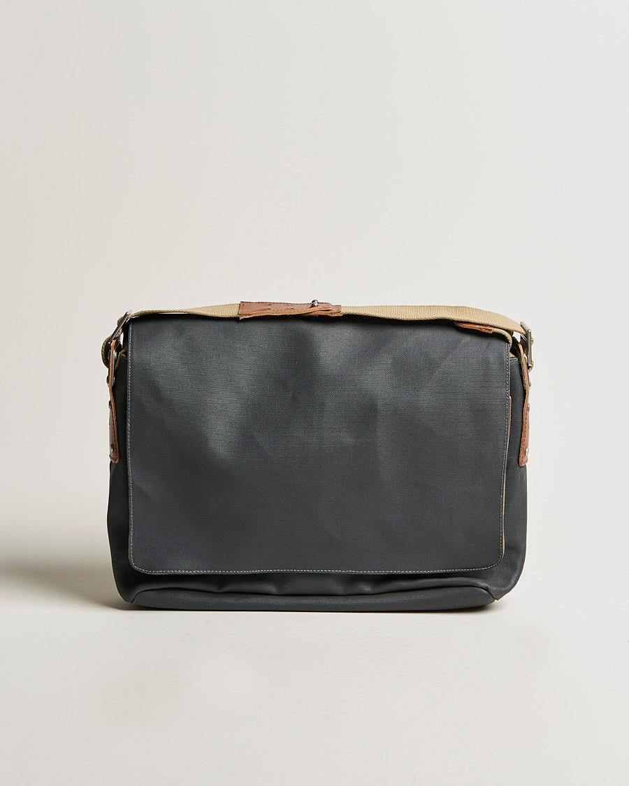 Uomini | Brooks England Barbican Cotton Canvas 13L Shoulder Bag Grey | Brooks England | Barbican Cotton Canvas 13L Shoulder Bag Grey