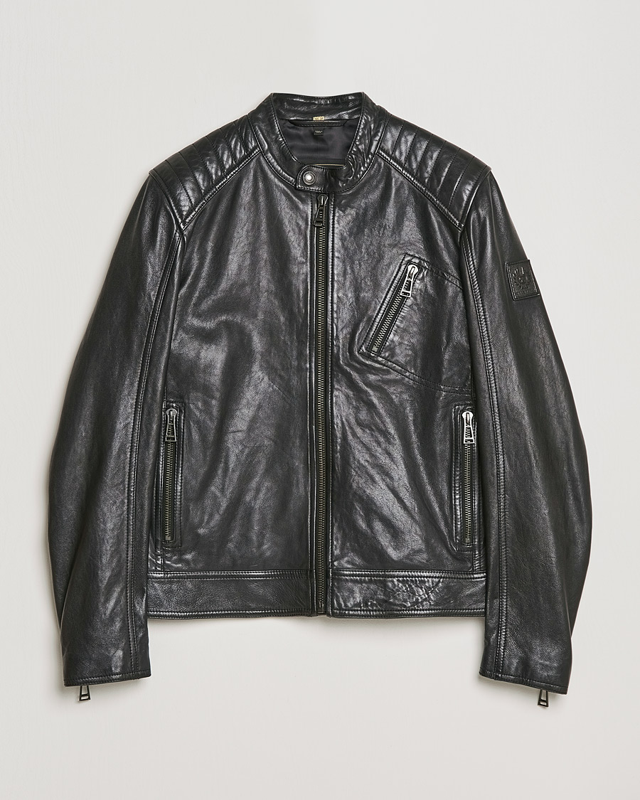 Uomini | Giacche | Belstaff | V Racer 2.0 Leather Jacket Black