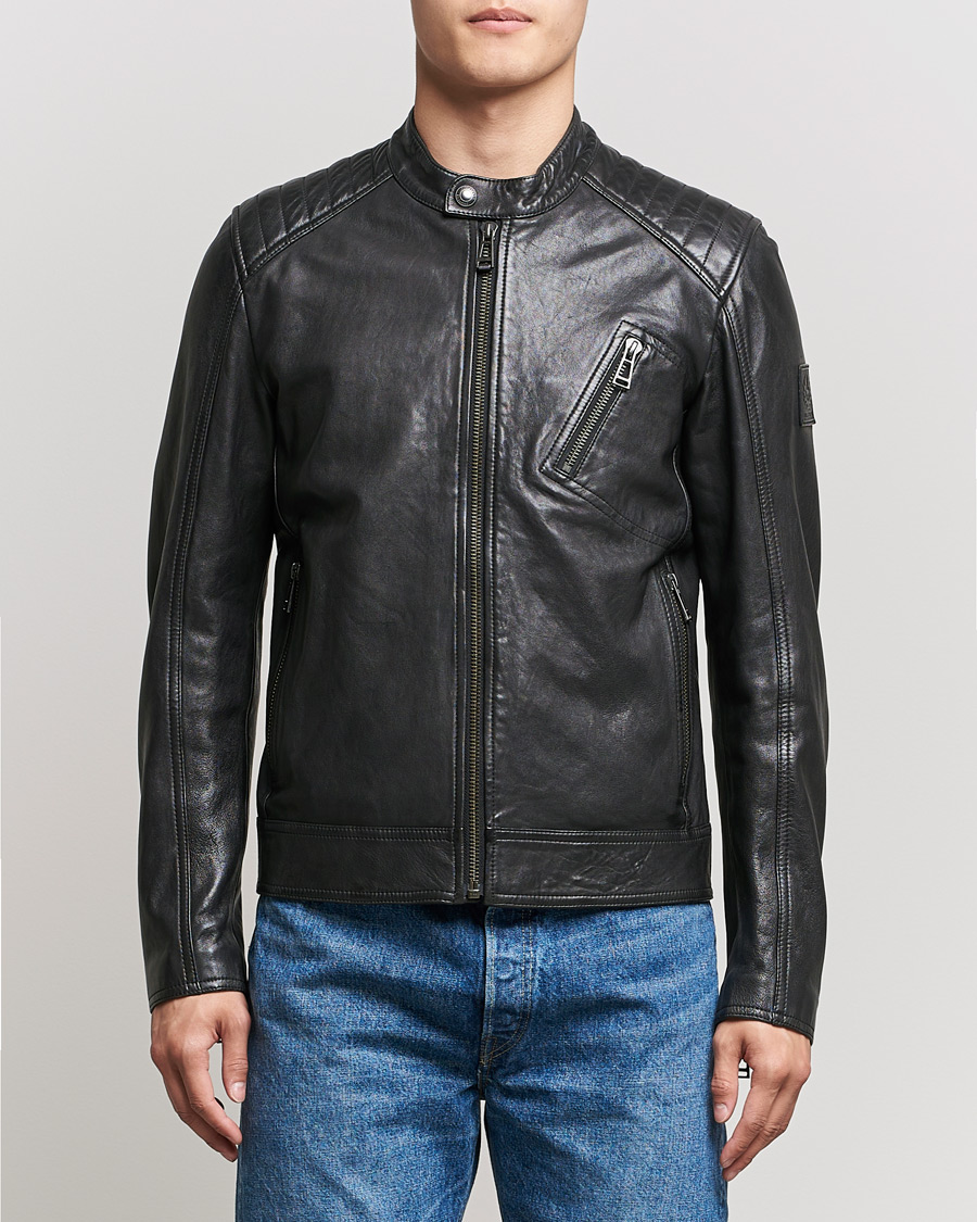 Uomini | Giacche | Belstaff | V Racer 2.0 Leather Jacket Black