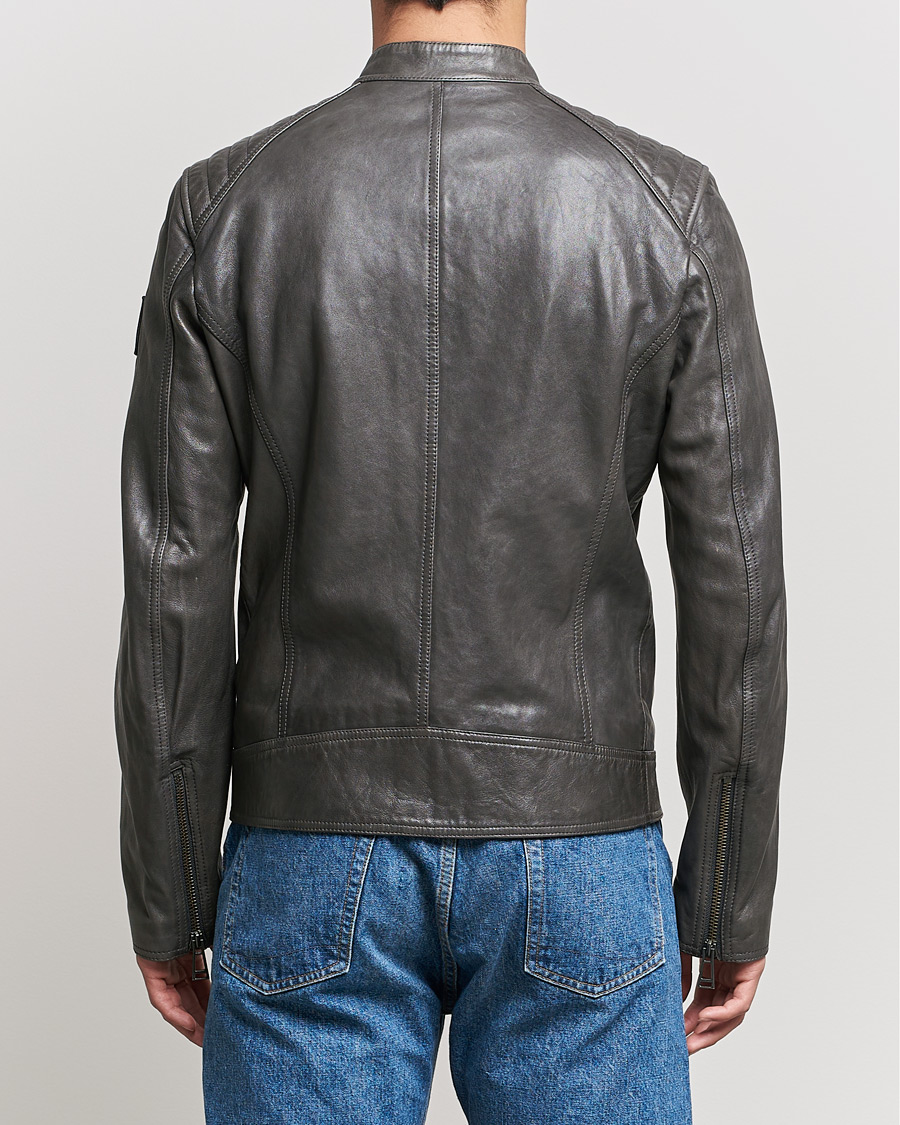 Uomini | Giacche | Belstaff | V Racer 2.0 Leather Jacket Dark Grey