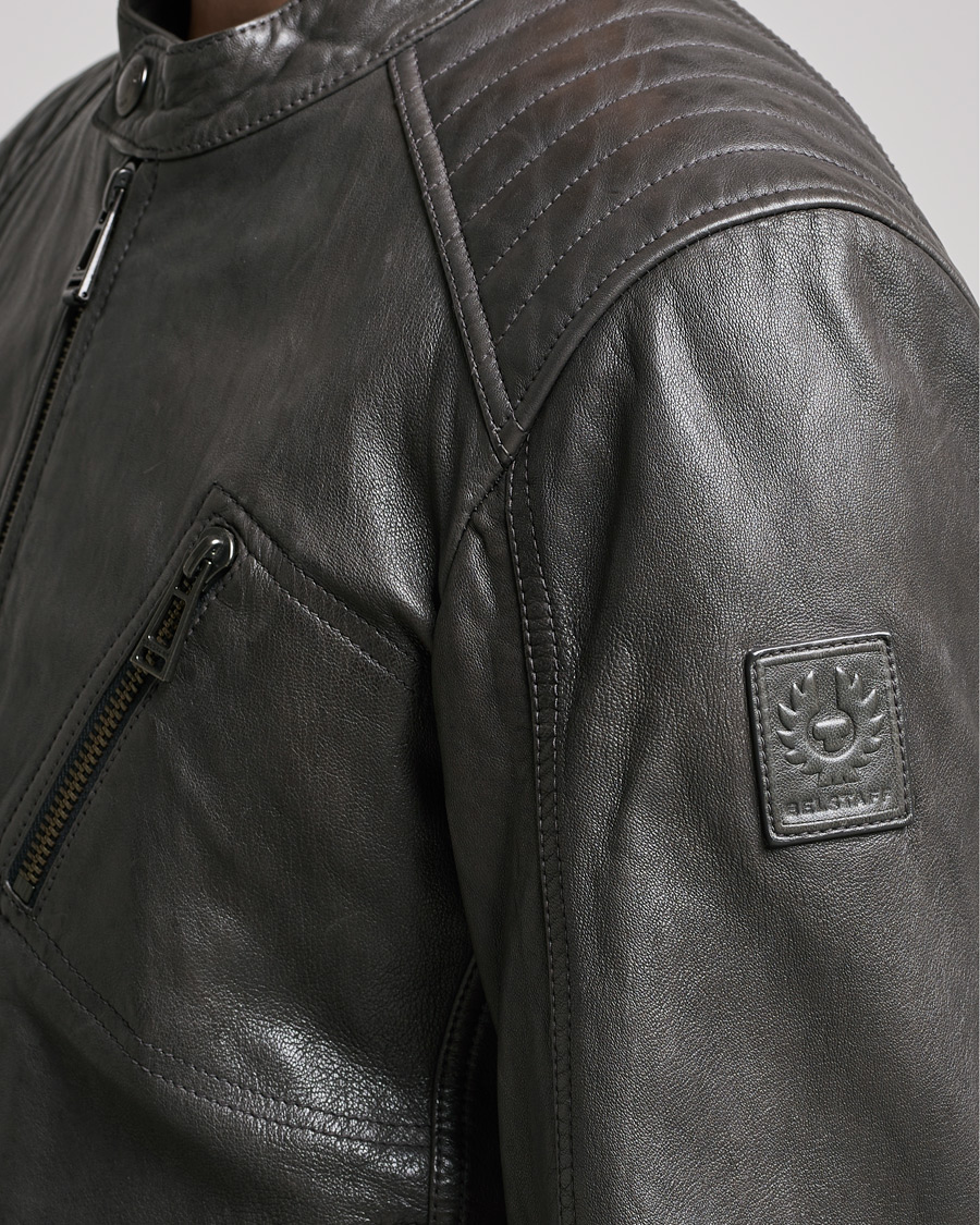Uomini | Giacche | Belstaff | V Racer 2.0 Leather Jacket Dark Grey