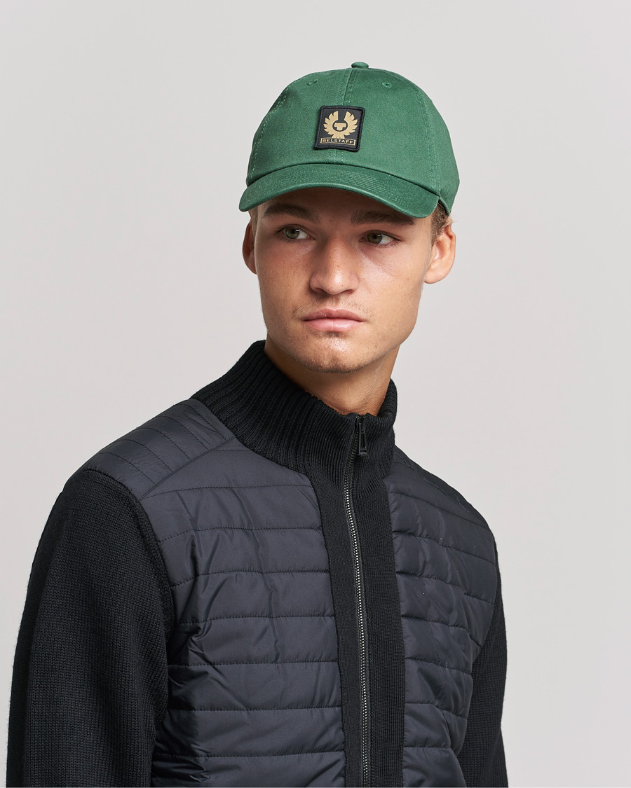 Uomini | Belstaff Phoenix Logo Cap Graph Green | Belstaff | Phoenix Logo Cap Graph Green