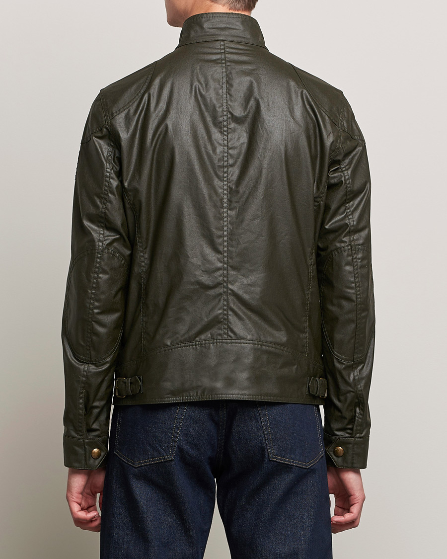 Uomini | Giacche | Belstaff | Racemaster Waxed Jacket Faded Olive