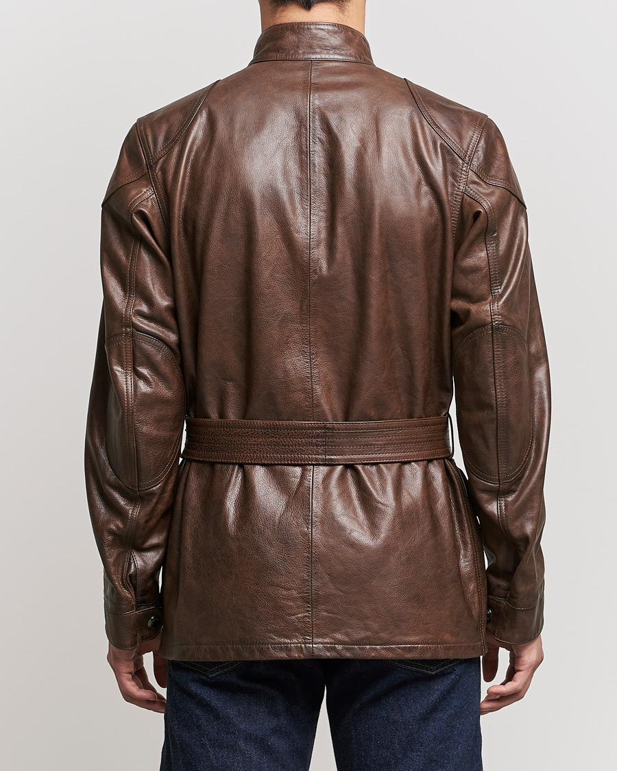 Uomini | Giacche | Belstaff | Trialmaster Panther Leather Jacket Saddle Brown