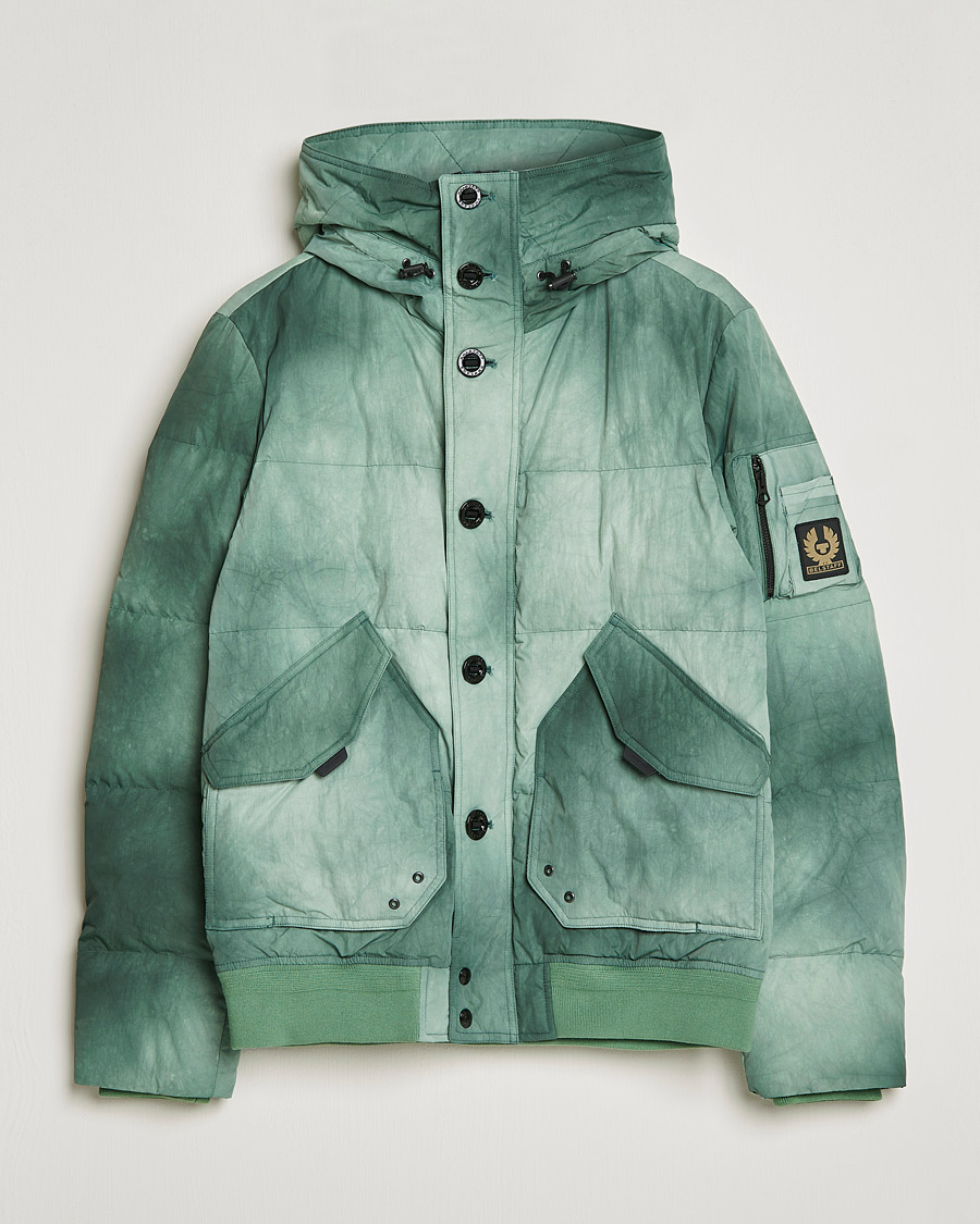Uomini | Giacche | Belstaff | Radar Batik Hooded Jacket Graph Green