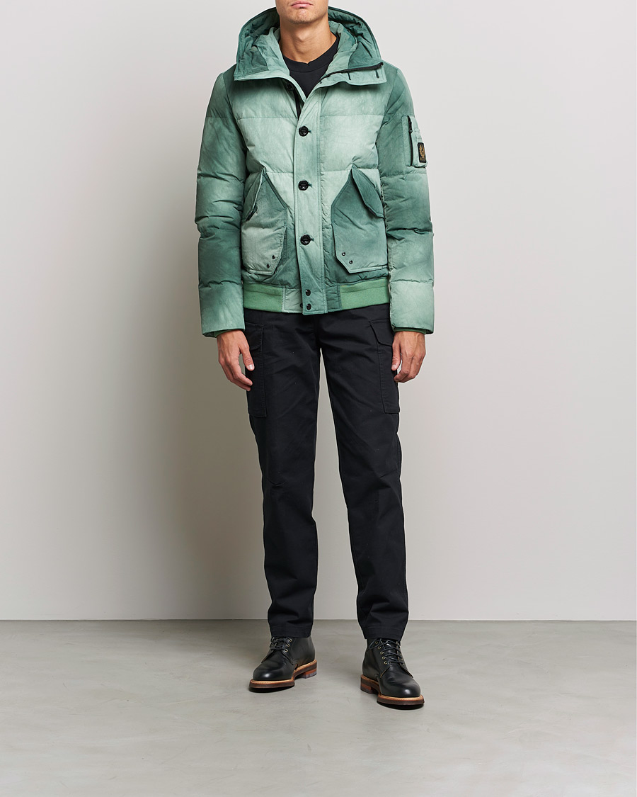 Uomini | Giacche | Belstaff | Radar Batik Hooded Jacket Graph Green