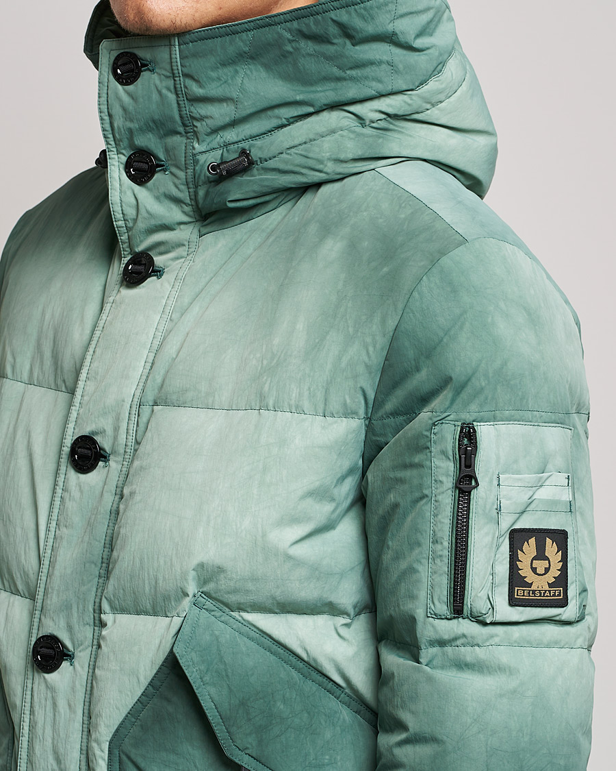 Uomini | Giacche | Belstaff | Radar Batik Hooded Jacket Graph Green