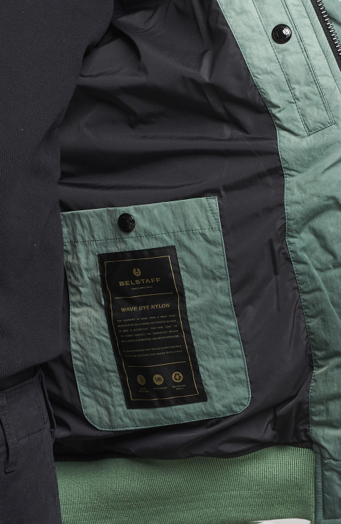 Uomini | Giacche | Belstaff | Radar Batik Hooded Jacket Graph Green