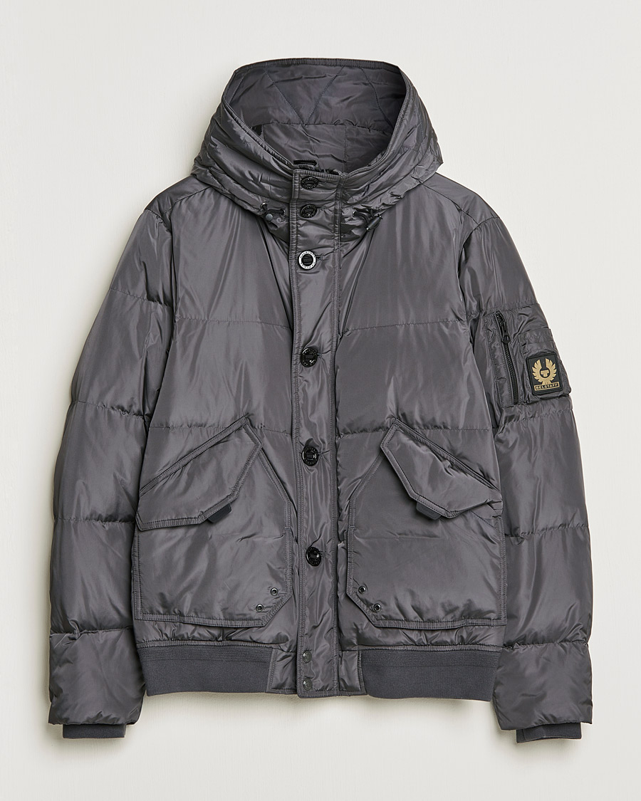 Uomini | Giacche | Belstaff | Radar Hooded Down Jacket Iron