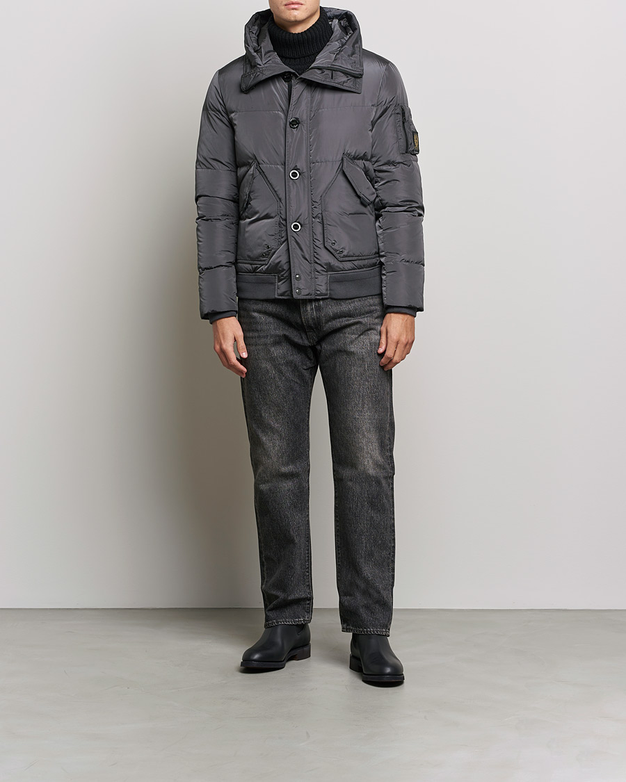 Uomini | Giacche | Belstaff | Radar Hooded Down Jacket Iron