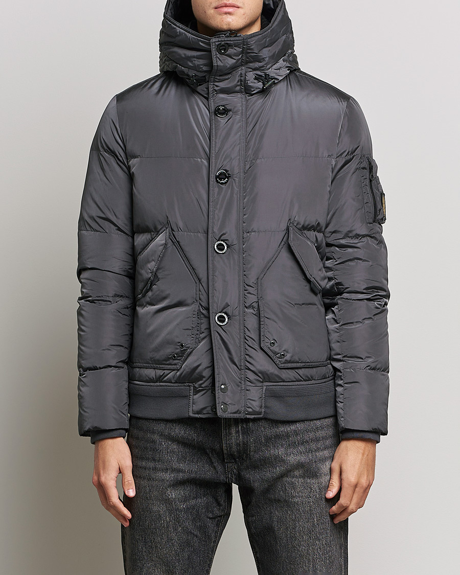 Uomini | Giacche | Belstaff | Radar Hooded Down Jacket Iron