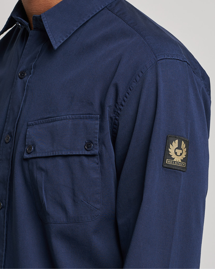 Uomini | Camicie | Belstaff | Pitch Cotton Pocket Shirt Deep Navy