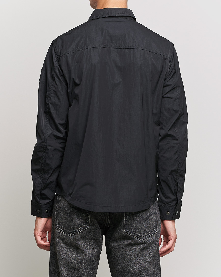 Uomini | Camicie | Belstaff | Tactical Nylon Pocket Overshirt Black
