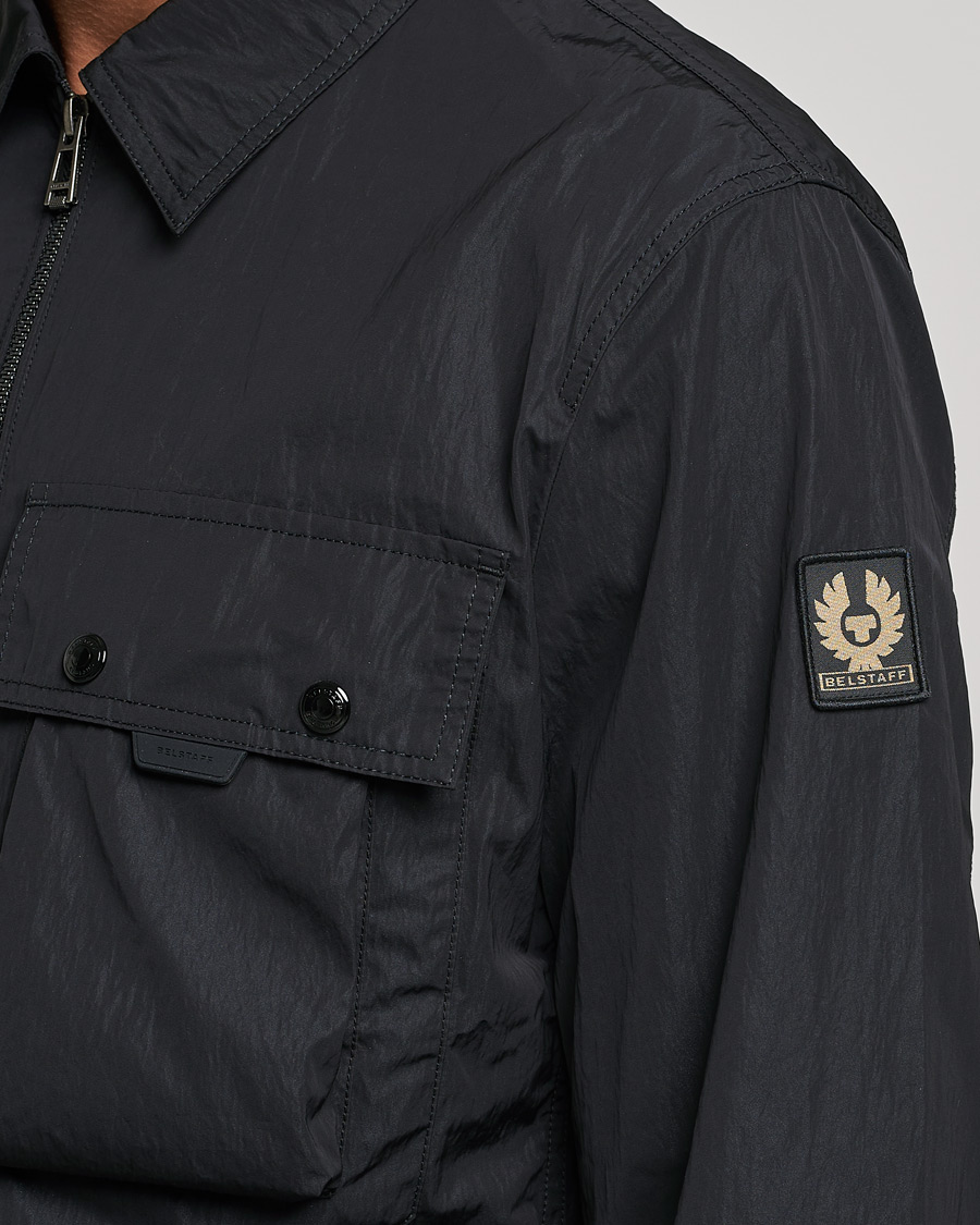 Uomini | Camicie | Belstaff | Tactical Nylon Pocket Overshirt Black