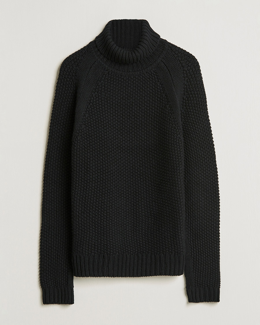 Uomini | Maglieria | Belstaff | Manor Wool Rollneck Black