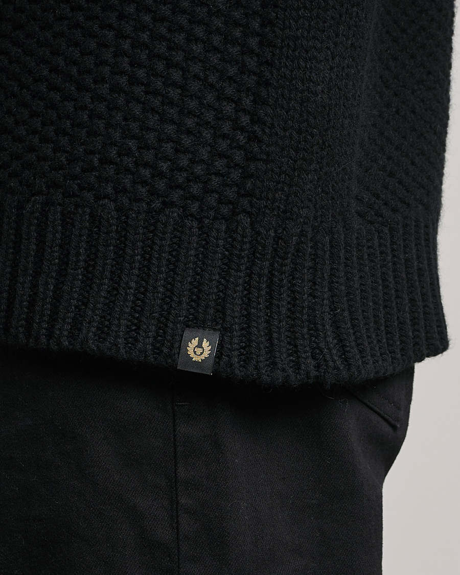 Uomini | Maglieria | Belstaff | Manor Wool Rollneck Black