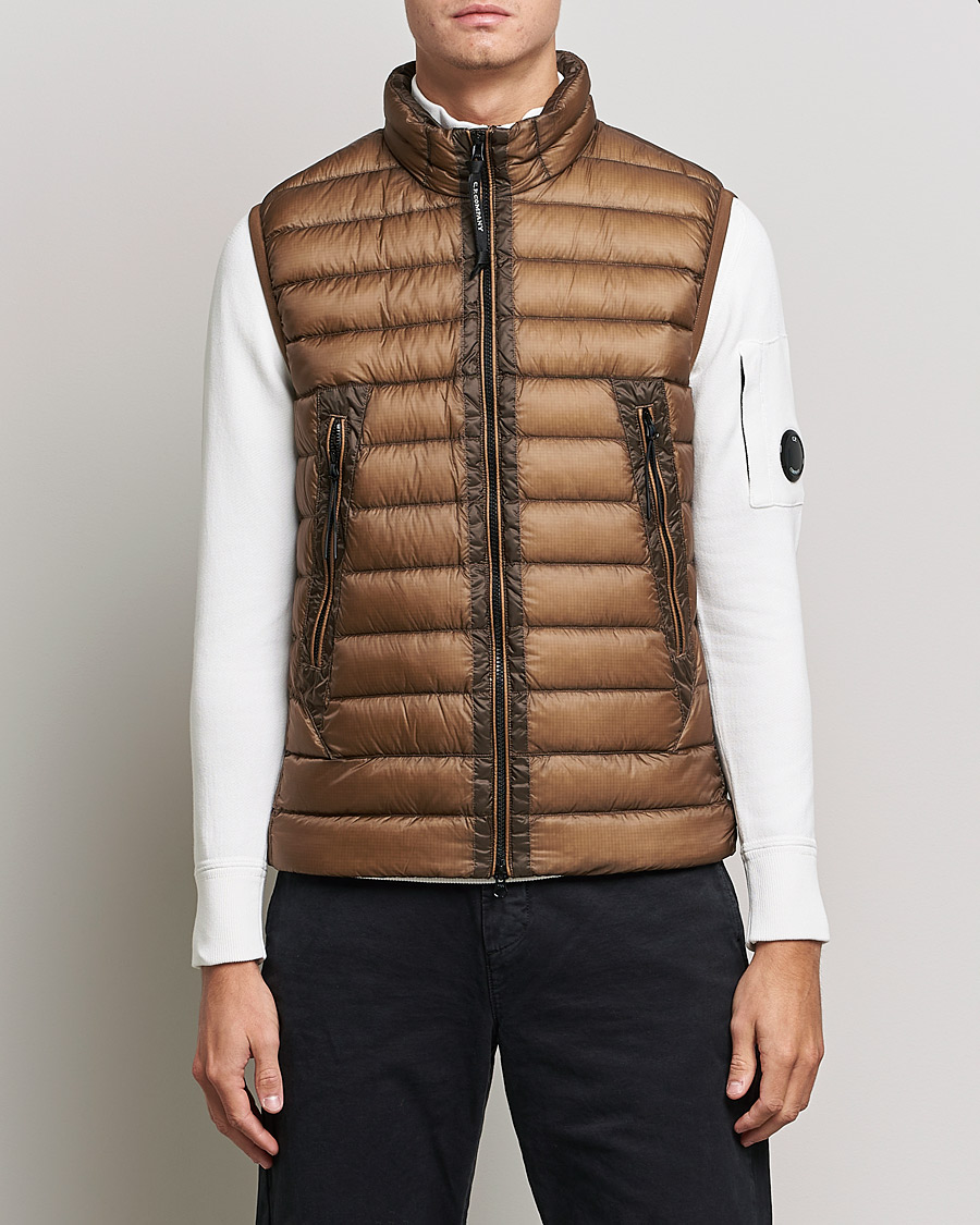 Uomini | Giacche | C.P. Company | DD Shell Padded Down Vest Brown