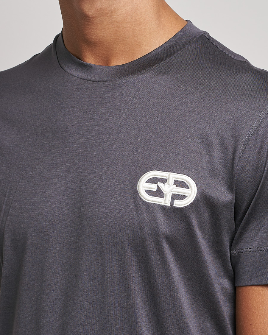 Uomini | T-shirt | Emporio Armani | Cotton Tencel Tee Grey